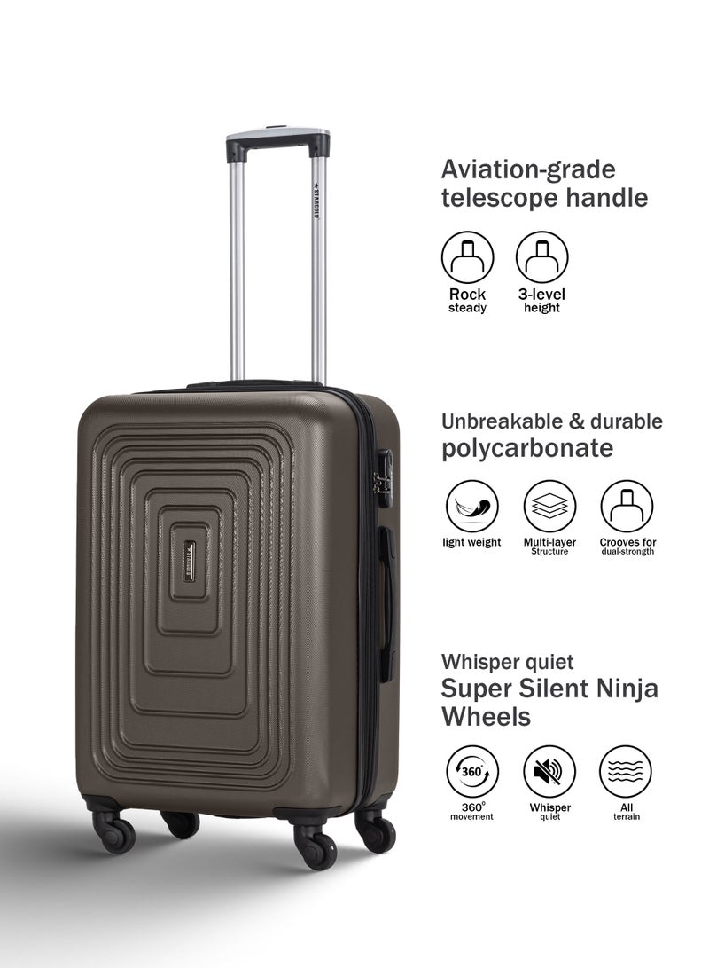 ستارجولد مجموعة حقائب سفر من 3 قطع من حقيبة سفر صلبة من مادة ABS - Image 2